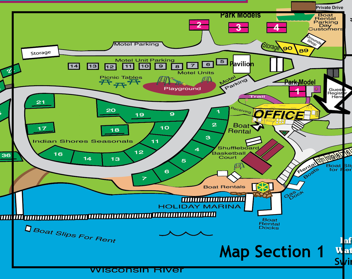 Resort Map Section 1